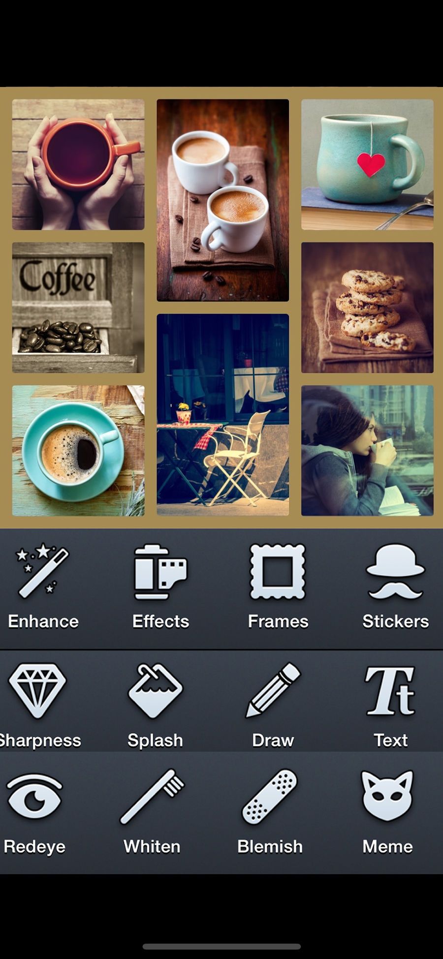 Приложение для ретро фото на айфон Retro Collage Photo Editor #Video# amp# Social# ios