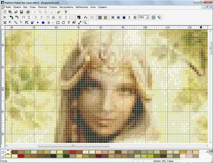 Приложение для создания схемы вышивки по фото Программа для создания схем для вышивки крестом