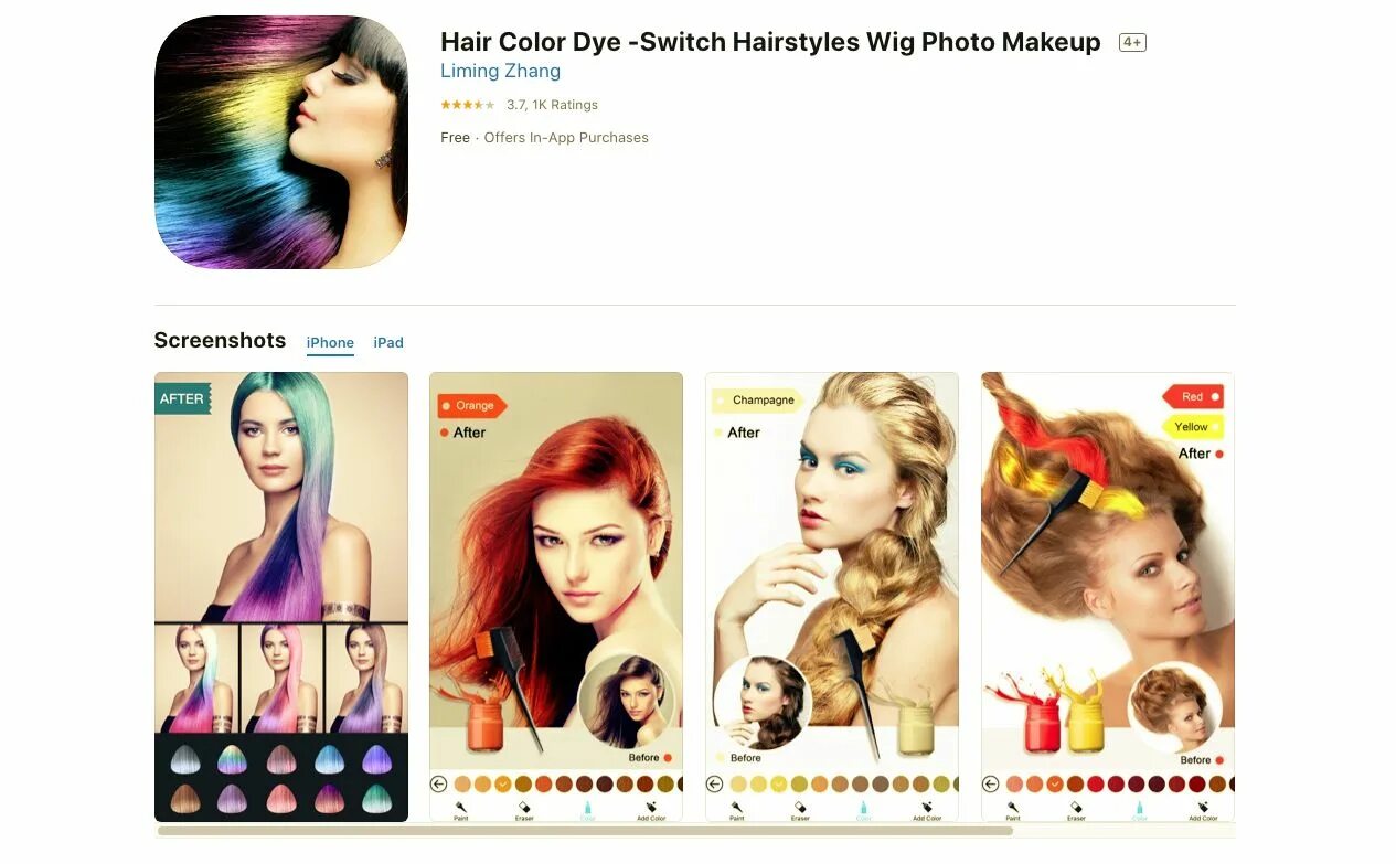 Приложение для замены цвета волос на фото The Best Change-Your-Hair-Color Apps of 2024