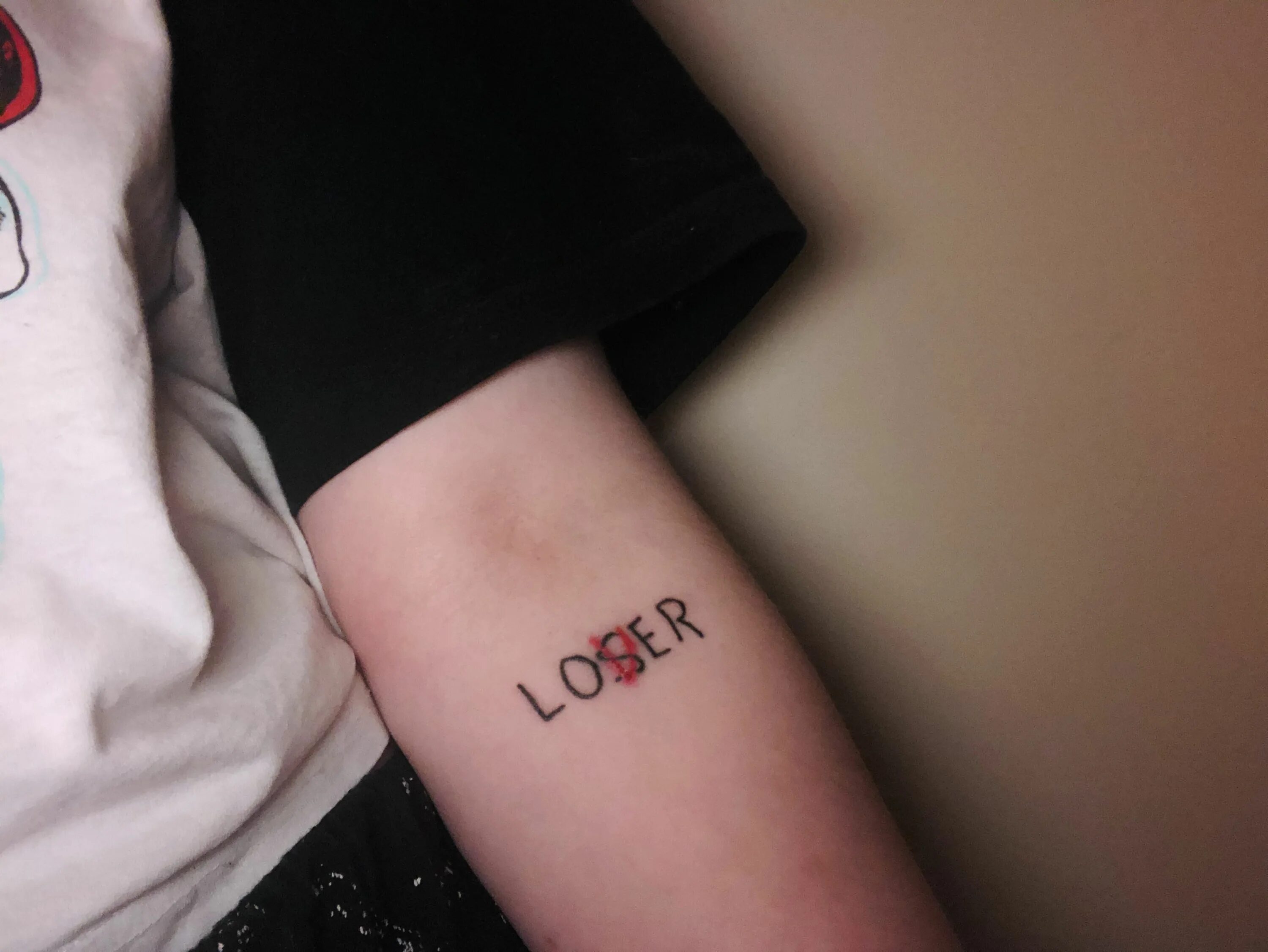 Приложение фото тату IT Loser / Lover tattoo Tattoos for lovers, Tattoos, Stephen king tattoos