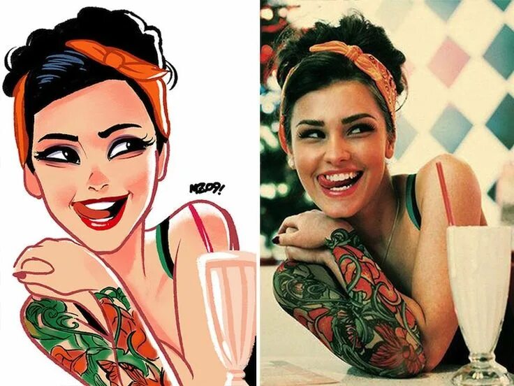 Приложение фото в мультяшном стиле Illustrator Julio Cesar Turns Real People Into Cartoon Versions Of Themselves Co