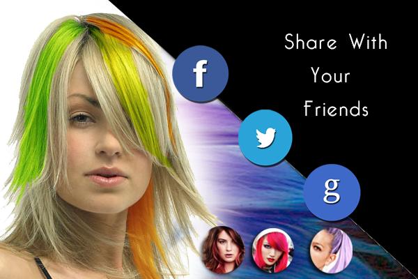 Приложение где прически цвет волос Android ডাউনলোডের জন্য Change Hair Color APK