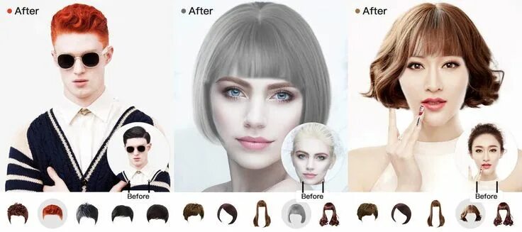 Приложение какие прически идут 10 Best Hairstyle Apps for Men and Women To Try New Hair Style Hairstyle app, Co