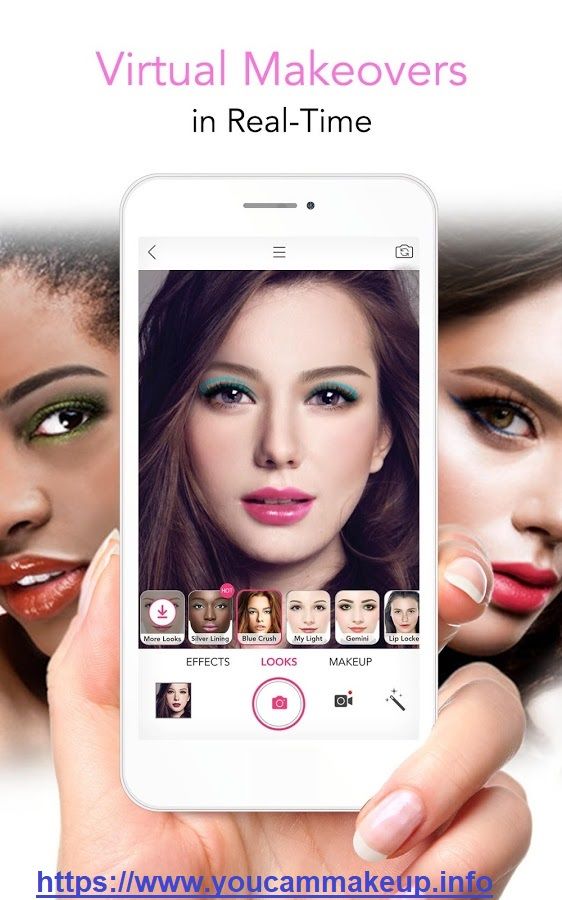 Приложение макияж на фото бесплатно The best camera with face detector - YouCam Makeup https://www.youcammakeup.info