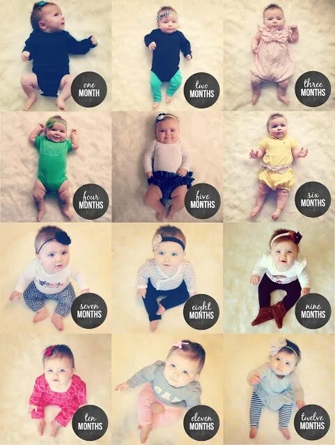 Super Cute! Monthly Baby Story App for annotating photos! Baby apps, Baby month 