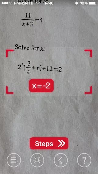 Приложение решение задач по фото математика PhotoMath: приложение для iOS и Windows Phone, которое использует камеру смартфо
