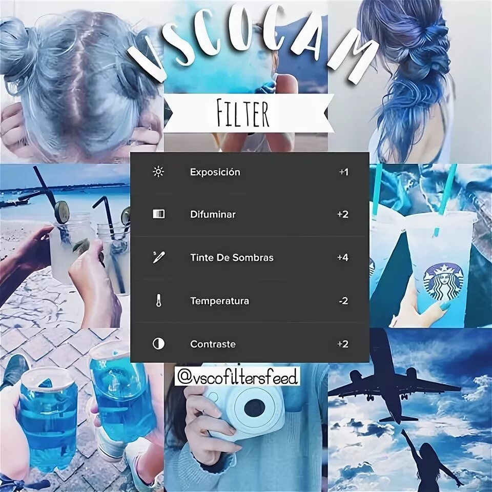 Приложение с синим фильтром для фото VSCOcαm Filtros (@vscofiltersfeed) Instagram photos and videos Filtro vsco, Filt