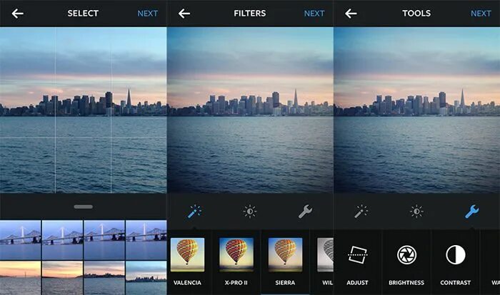 Приложение с синим фильтром для фото Here's What Instagram's New Editing Tools Can Do For You Instagram, New instagra