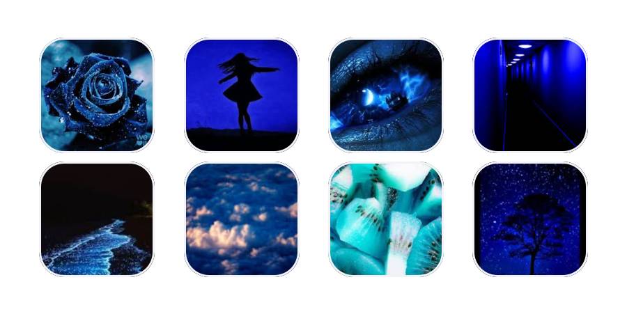 Приложение с синим фильтром для фото 426+ Blue App Icon pack - Download all icon packs WidgetClub