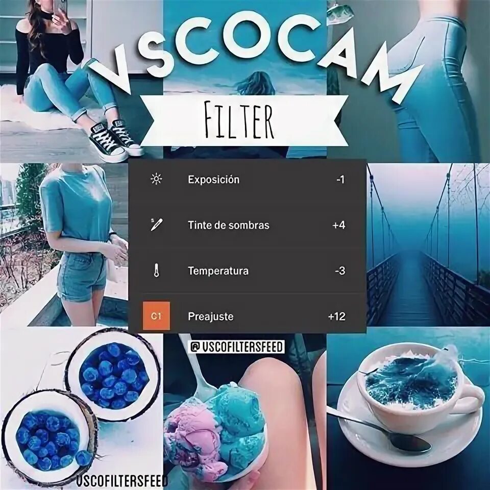 Приложение с синим фильтром для фото Pin de Fer Lopez em Vsco Filtros fotos, Filtros para fotos, Filtro vsco