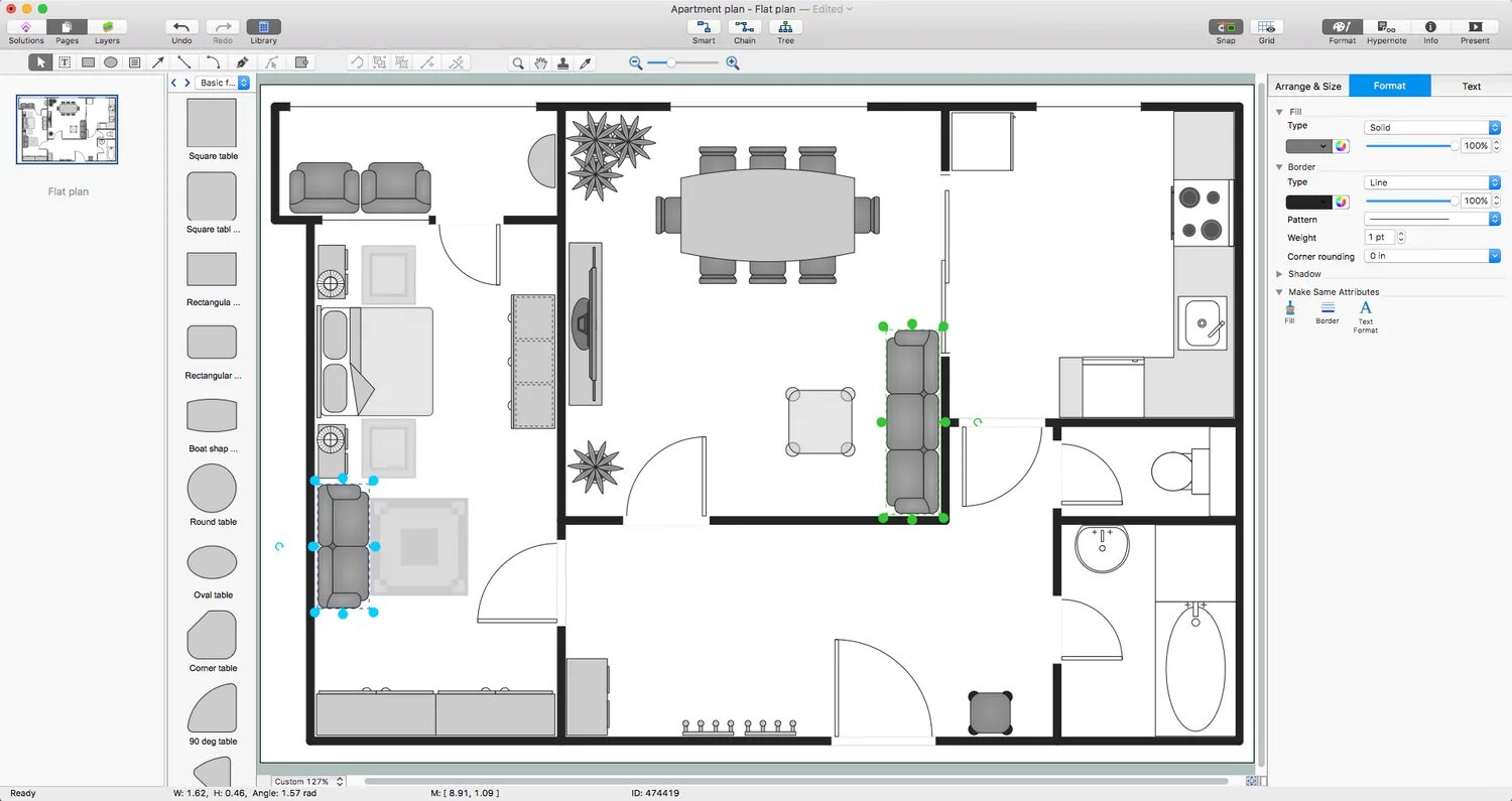 Приложение схема дома Basic Floor Plan Creator