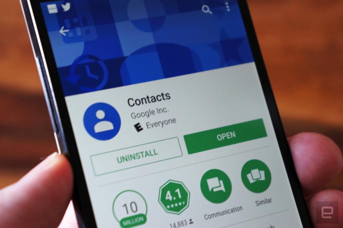 Приложение установки фото на контакт Get Google's own contacts app on any Android phone