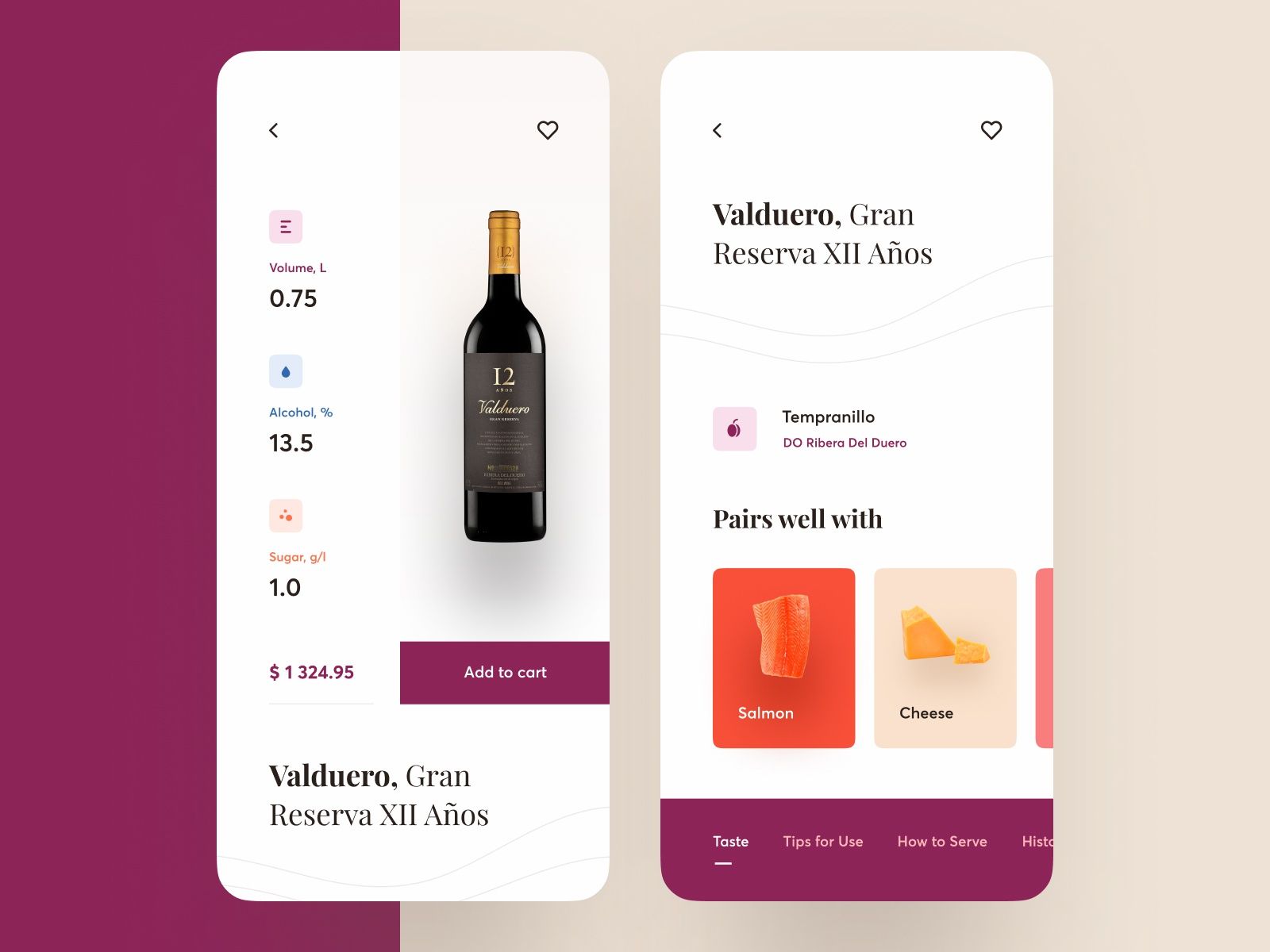 Приложение вино по фото Wine Shop App Mobile app design inspiration, Wine app, App