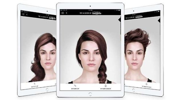 Приложение волосы на фото L'appli qui permet de tester toutes les coiffures à l'infini existe enfin Kapsel