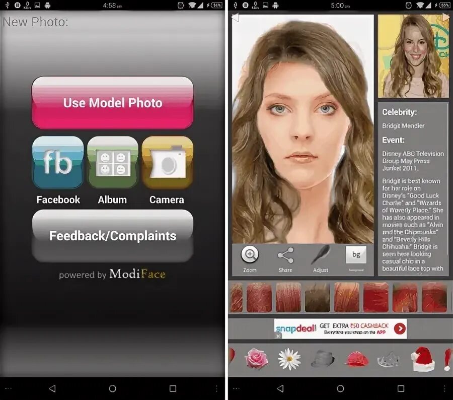 Приложение волосы на фото 3 Best Free Android Apps to Try Different Hairstyles