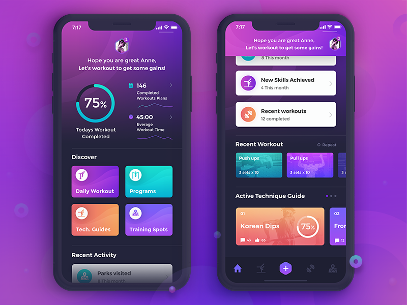 Приложения для красивого оформления телефона BEAST BARZ - Home screen Mobile app design inspiration, Mobile app design, App d