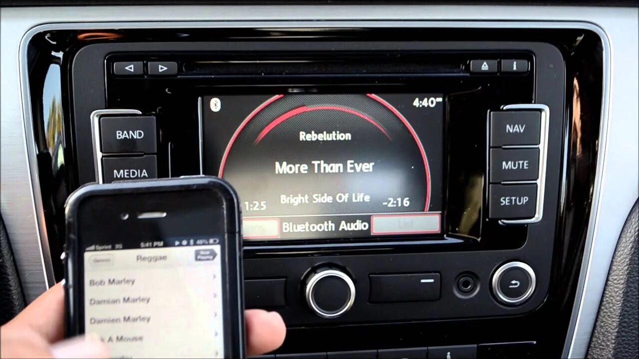Приложения для подключения блютуз к машине How To: Stream Bluetooth Audio with the VW RNS315 Navigation Stereo - YouTube