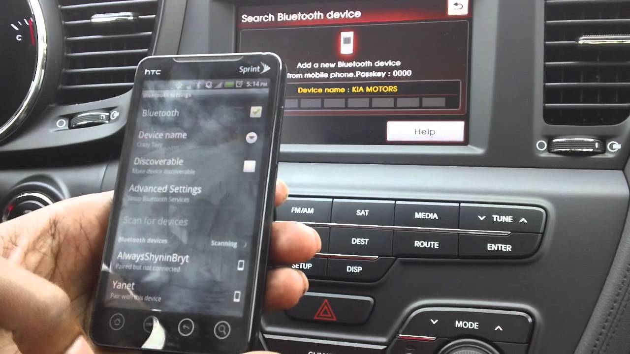 Приложения для подключения блютуз к машине How To Pair Bluetooth on Kia Optima Miami Lakes Automall - YouTube