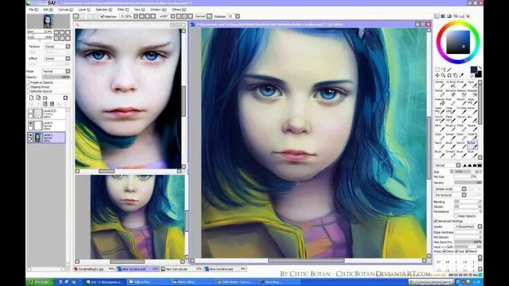 Приложения для создания артов из фото Paint Tool SAI - CORALINE Paint tool sai, Paint tool sai free, Painting tools