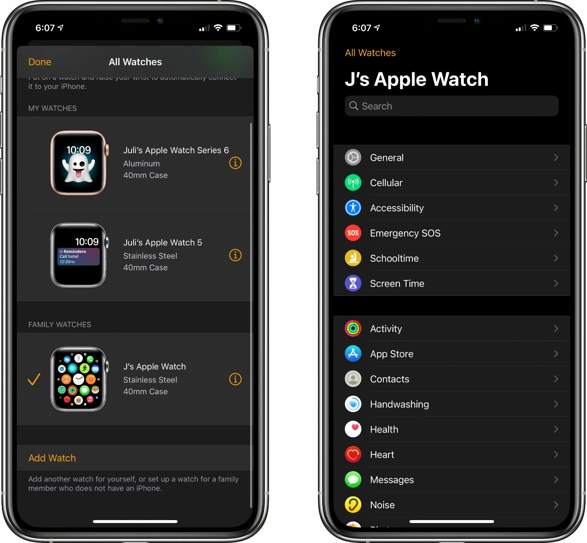 Приложения фото на часах watchOS 7: Family Setup Features, Requirements, and Activation Steps MacRumors F