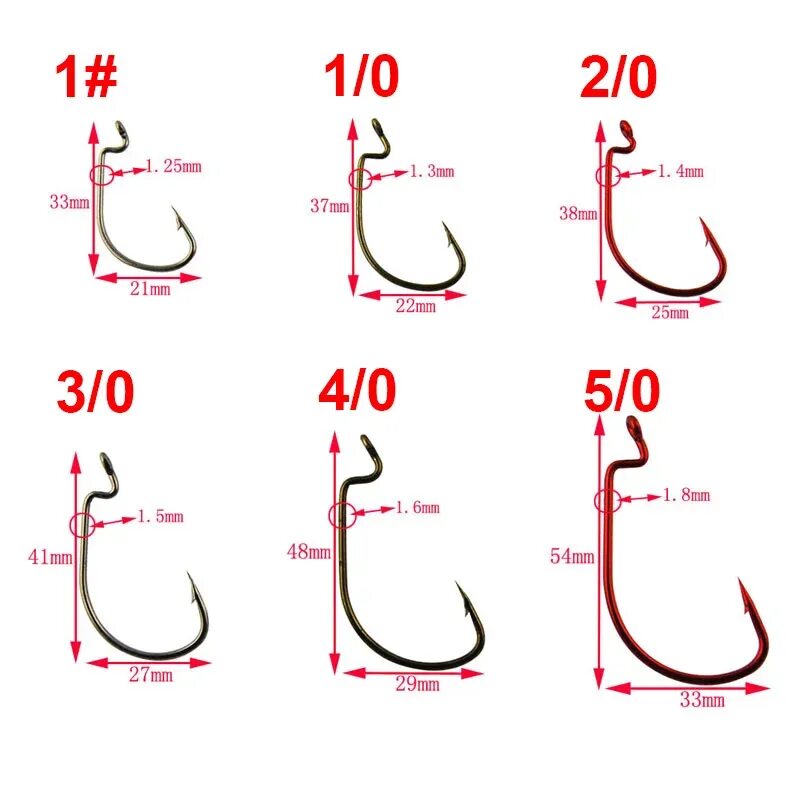 Приманка 2 дюйма какой крючок Hyaena 150pcs/Box High Carbon Steel Fishing Hooks Offset Jig Worm X Strong Jiggi