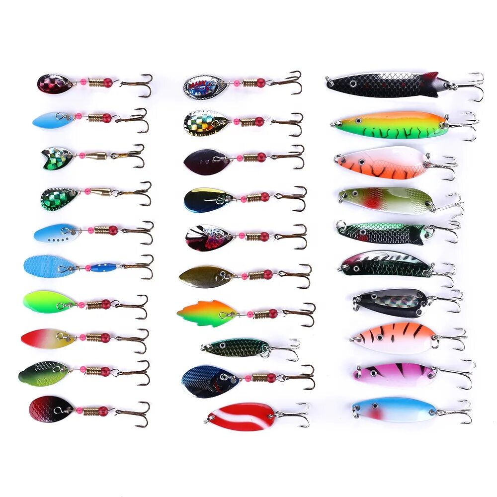 Приманки для рыбалки какие бывают Hengjia Boxed Fishing Lures Combo 220g Fishing Supplies Fishing Pesca Set - Buy 