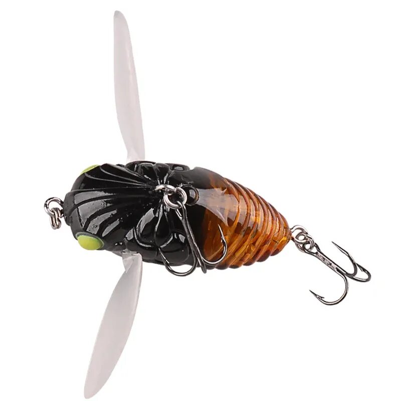 Приманки цикады своими Smart Biomimetic Cicada Bait 40mm6.1g Top Water Fishing Lures Vmc Hook Isca Arti