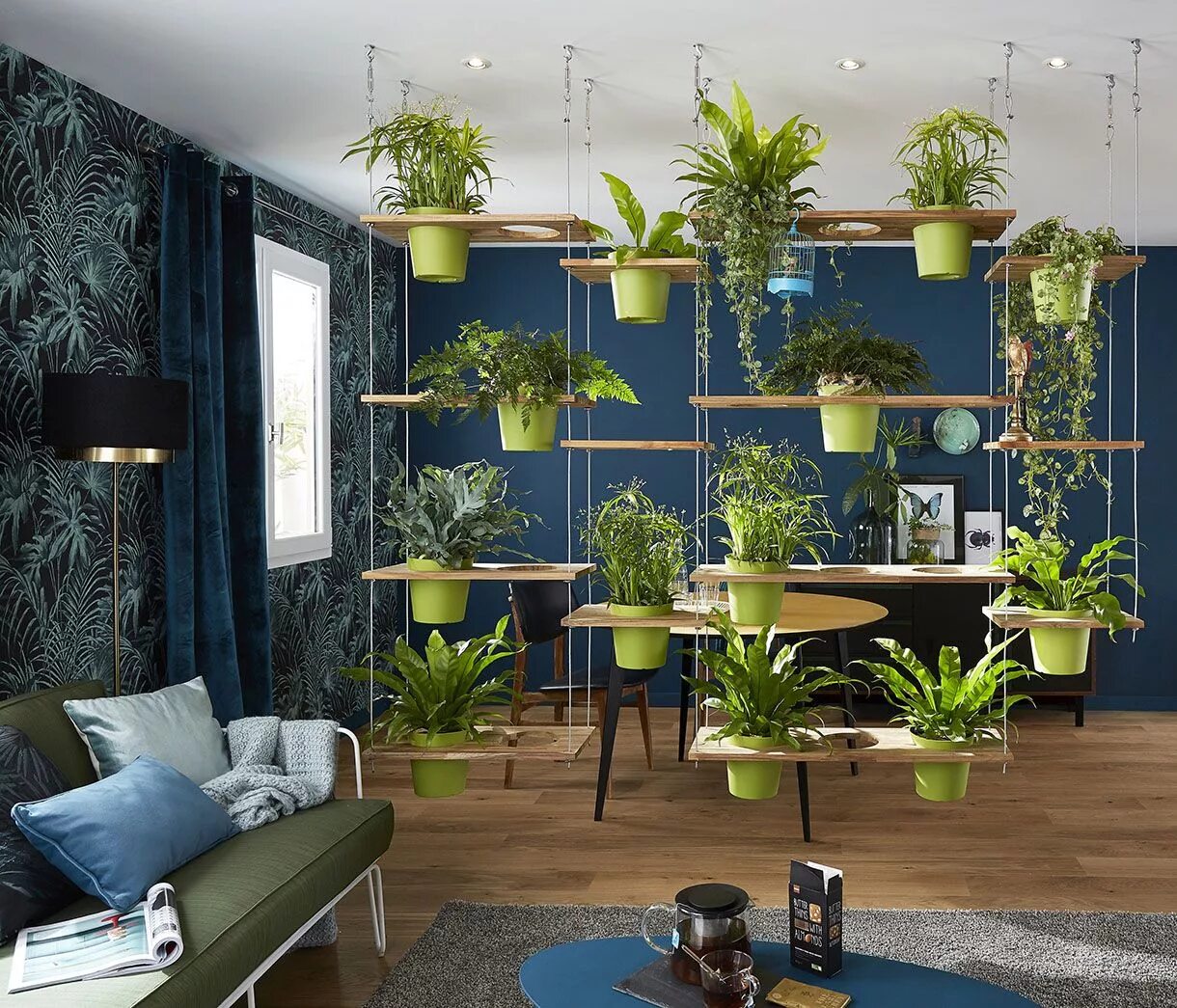 Применение цветов в интерьере Cinq idées pour mettre en scène vos plantes d'intérieur Beaux salons, Décoration