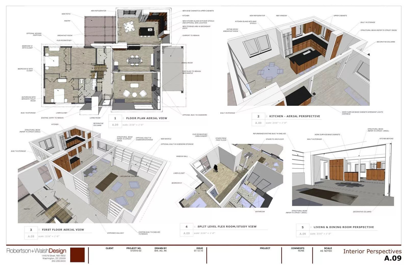 Пример дизайн проекта дома в pdf Official SketchUp Blog: SketchUp Pro Case Study: Robertson+WalshDesign 3d interi