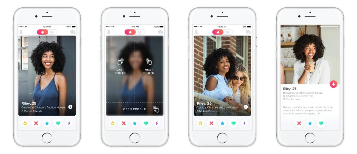 Пример хорошего фото Tinder's app tweaks make profile stalking more intuitive