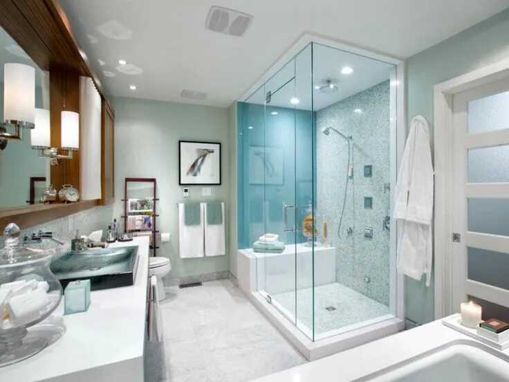 Пример интерьера ванной комнаты 8 Simple Bathroom Design Tips Simple bathroom designs, Luxury bathroom, Small ba