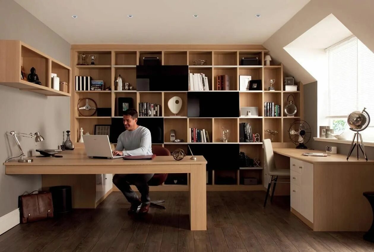 Пример кабинета дома 23 Home Office Ideas That Will Make You Want to Work All Day Home office design,