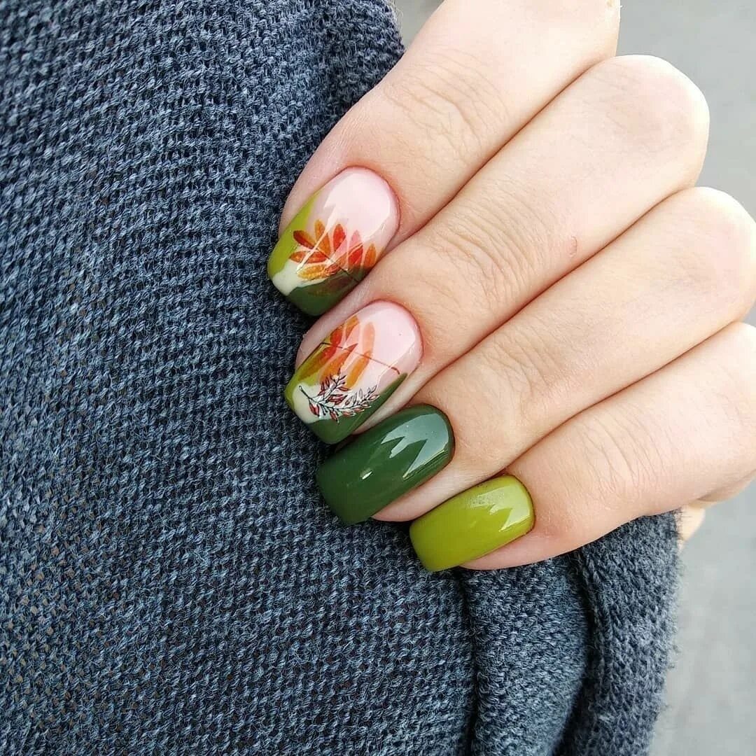 Пример маникюра осень 2024 Маникюр 2020 - модные тенденции ВКонтакте Pretty nail art designs, Nail art desi