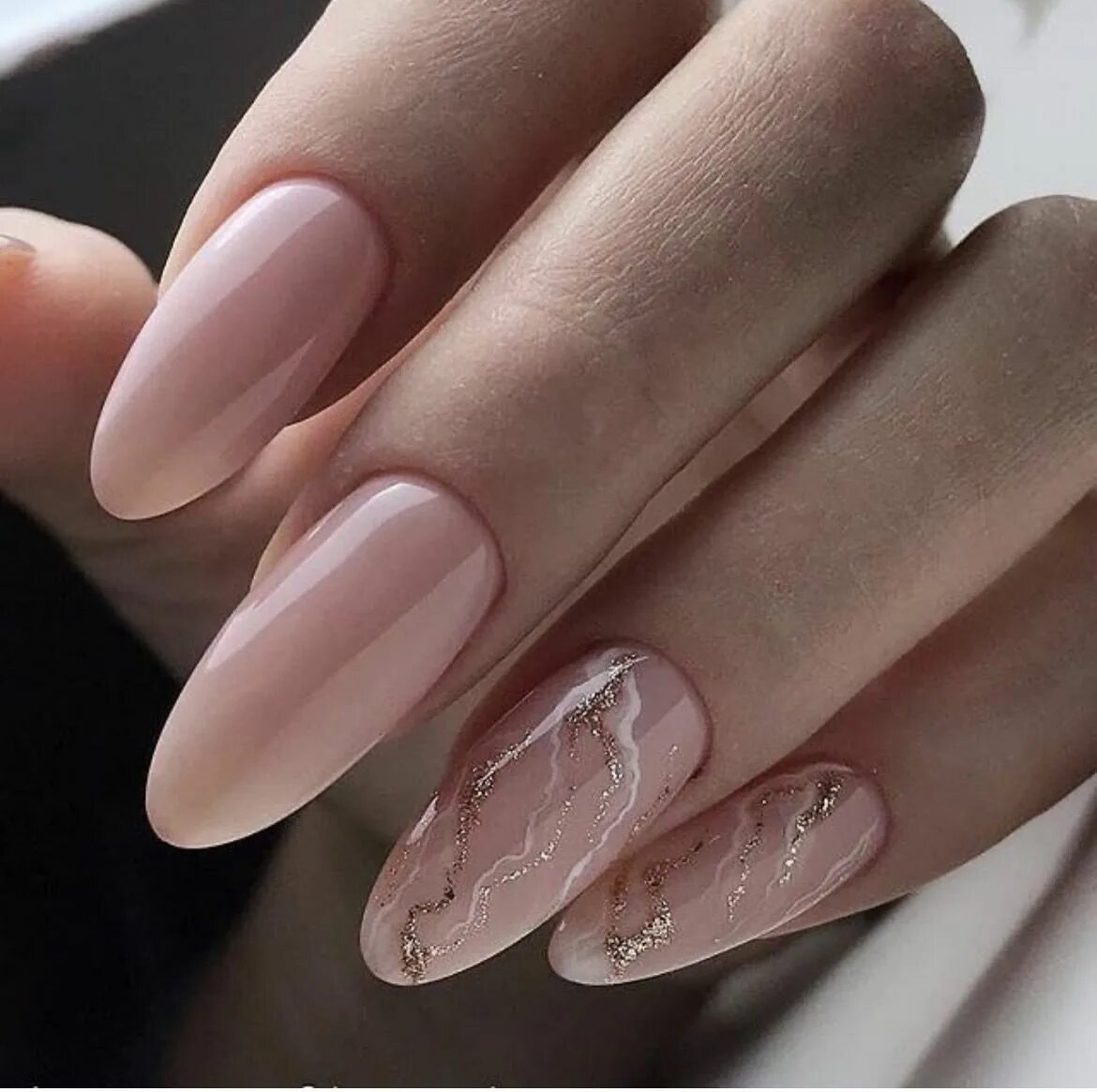 Пример нюдового маникюра Pin on Nails Nail manicure, Manicure, Marble acrylic nails