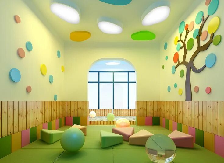 Пример оформление детского сада nursery interior design � Nursery interior design, Daycare design, School interi