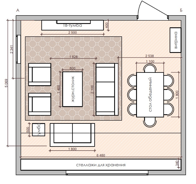Пример планировки гостиной Расстановка мебели в гостиной: ? схемы, варианты, лайфхаки