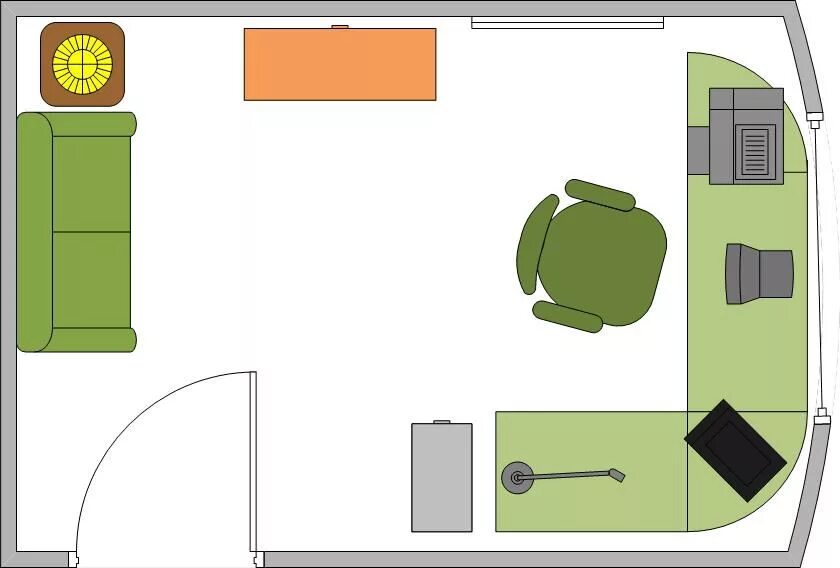 Пример планировки зала Online watch shopping Home Office Design Guide & Layout Ideas, home office