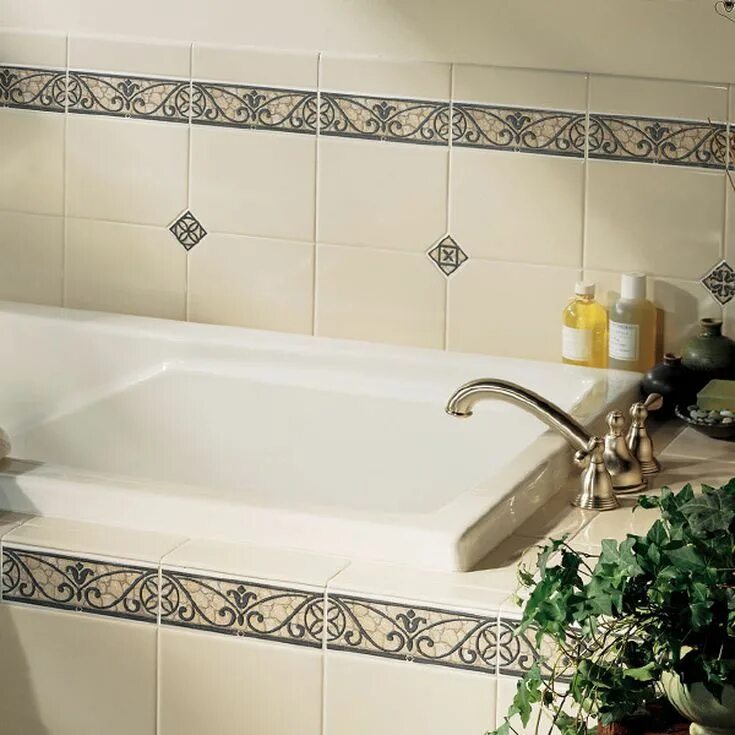 Пример плитки в ванной фото 30 Bathroom Tiles You Will LOVE Tile bathroom, Bathroom wall tile, Bathtub tile