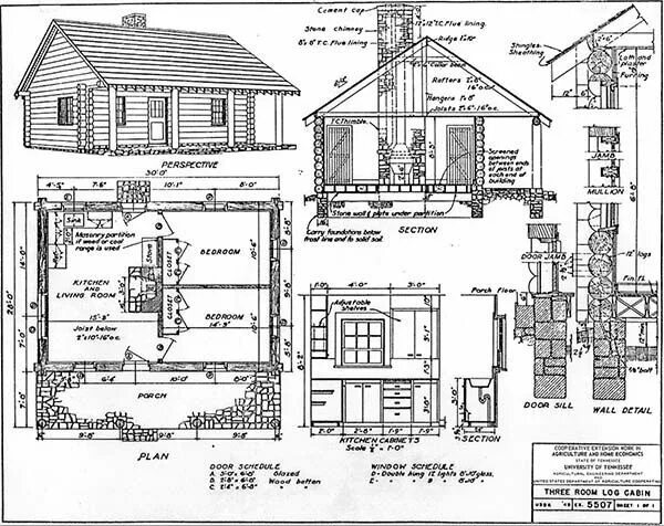 Пример проекта деревянного дома 30+ Free DIY Cabin Plans & Ideas That You Can Actually Build Log cabin floor pla