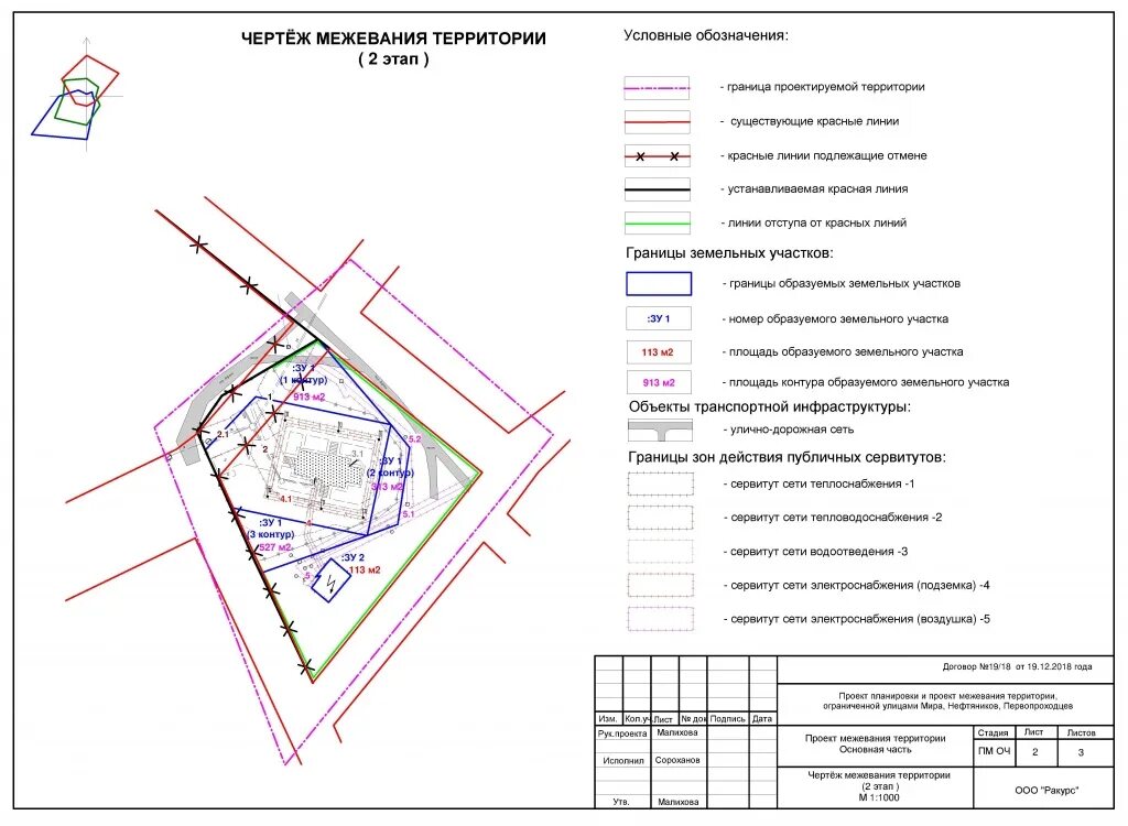 Пример проекта планировки межевания территории Администрация поселок Ханымей