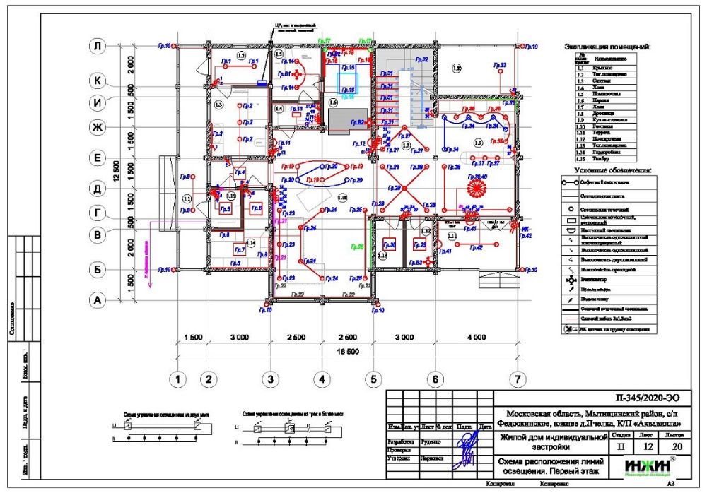 Пример пз иос1 жилой дом Электропроводка дома, пример проекта 524 Проекты, Дом, Электропроводка