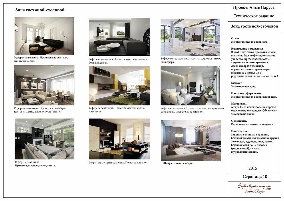 Пример разработки дизайн проекта Пример технического задания дизайн интерьера A to Z Interiors