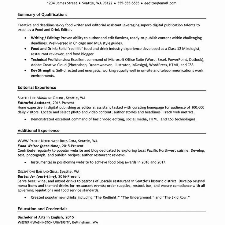 Пример резюме мастера маникюра 27 Part Time Job Resume Examples in 2020 Job resume examples, Job resume, Resume