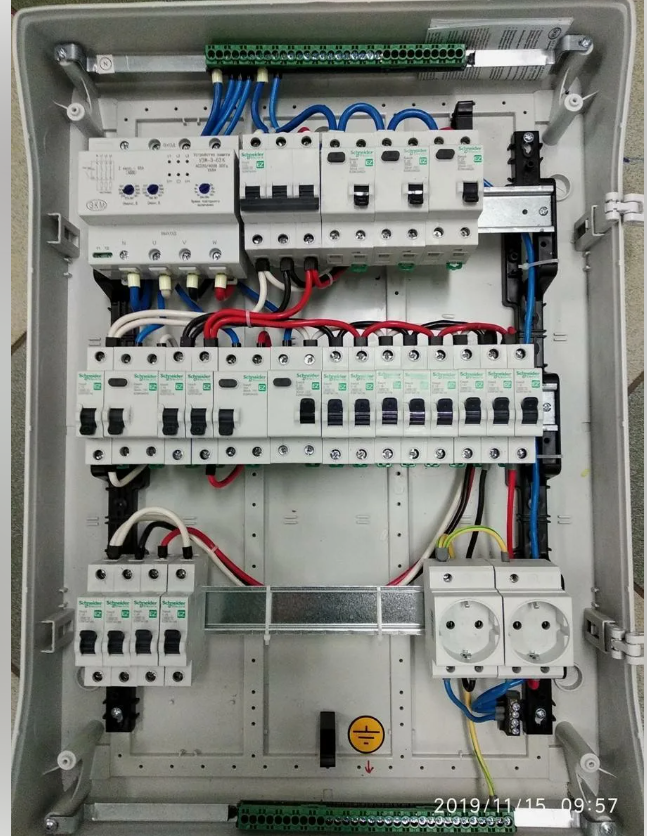 Пример сборки электрического щита для дома Установка и подключение переговорного устройства в Починках - Электромонтажные р