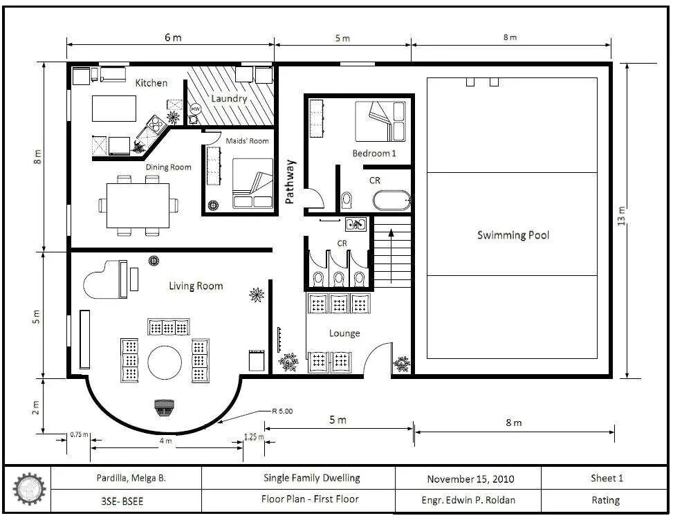 Пример схемы дома Building Plan Template, Click Any Of These Templates To Open Them In Your Browse