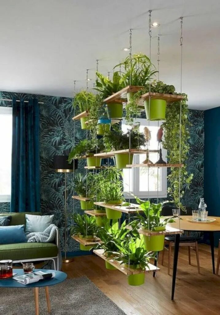 Пример цветов в интерьере Best Indoor Garden Design Plants indoor apartment, Room with plants, Plant decor