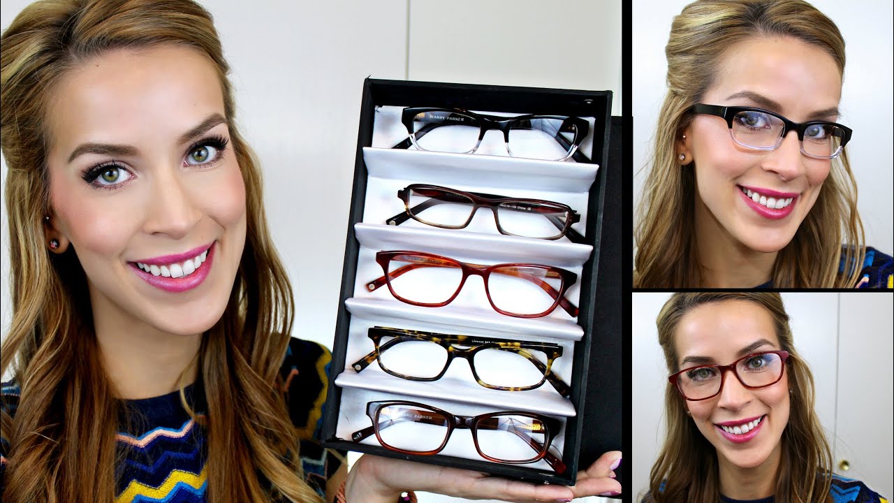 Примерить очки онлайн по фото New Glasses! Warby Parker Glasses Try-On! Help me choose ♡ LeighAnnSays - YouTub