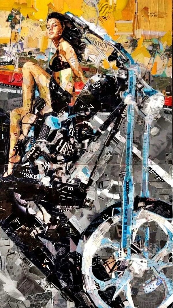 Примеры арт фото 40 Clever And Meaningful Collage Art Examples Collage artwork, Derek gores, Muse