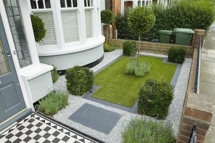 Примеры благоустройства частного дома Advice & Inspiration Victorian front garden, Garden design london, Front yard ga