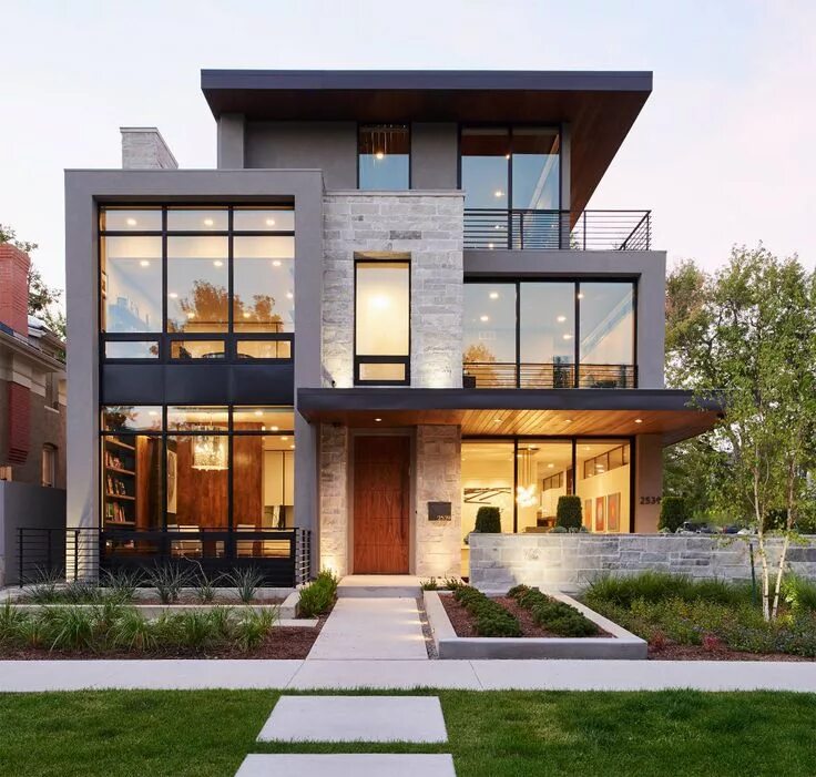 Примеры частных домов Denver Modern Home - Modern - Exterior - Denver - by Materials Marketing Contemp